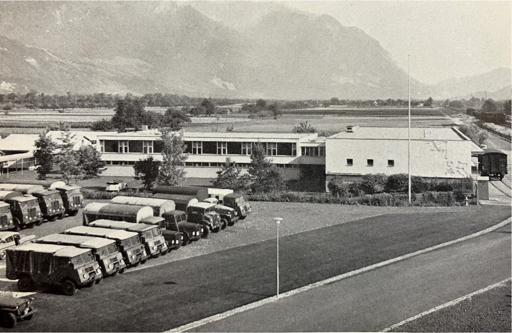 Aufnahme Grenzsanitätsgebäude von 1963