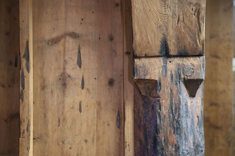 Holzvertäfelung im Dormitorium, Museum St. Johann Müstair