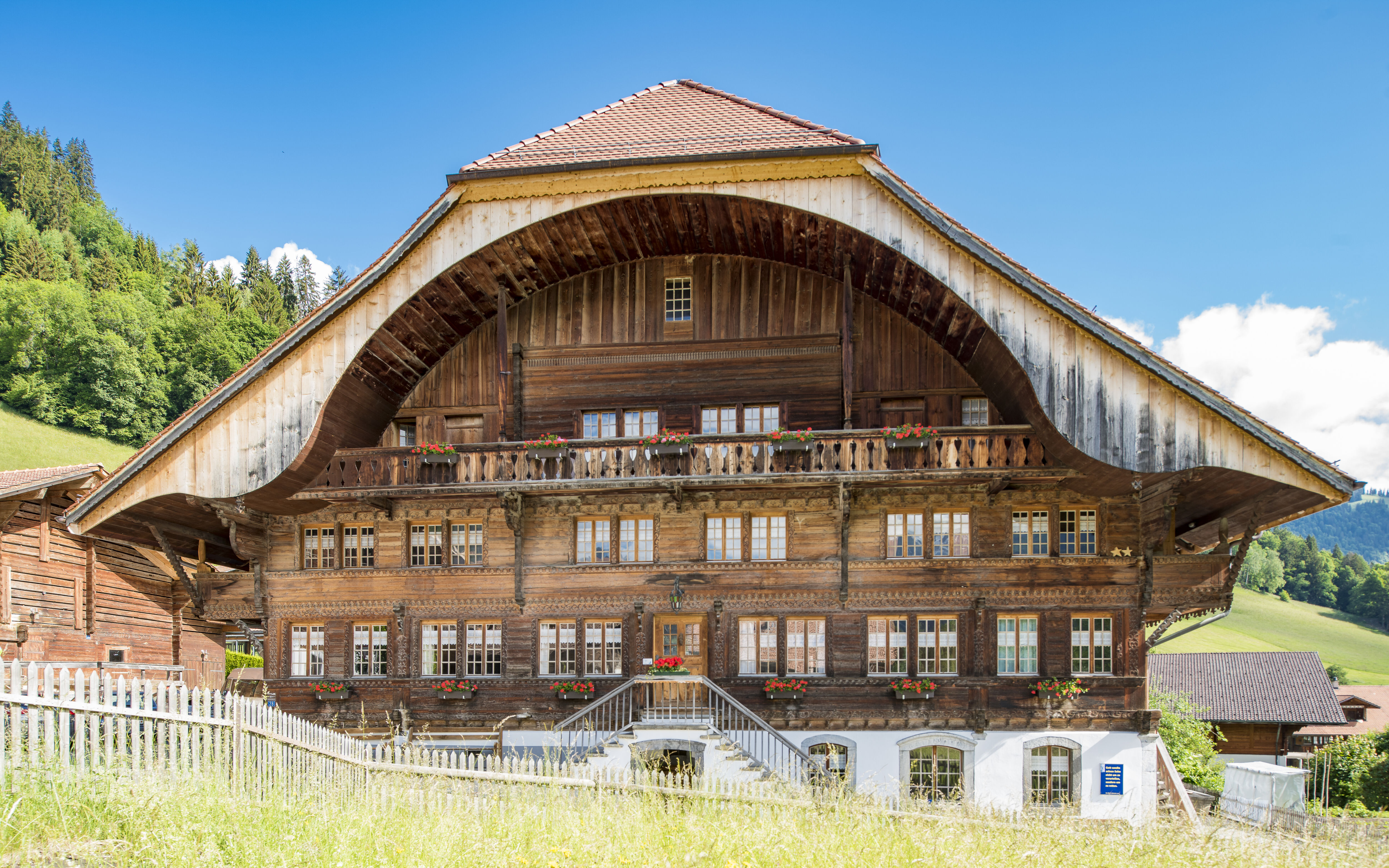 Das Grosshaus in Diemtigen ist reich an Flachschnitzereien