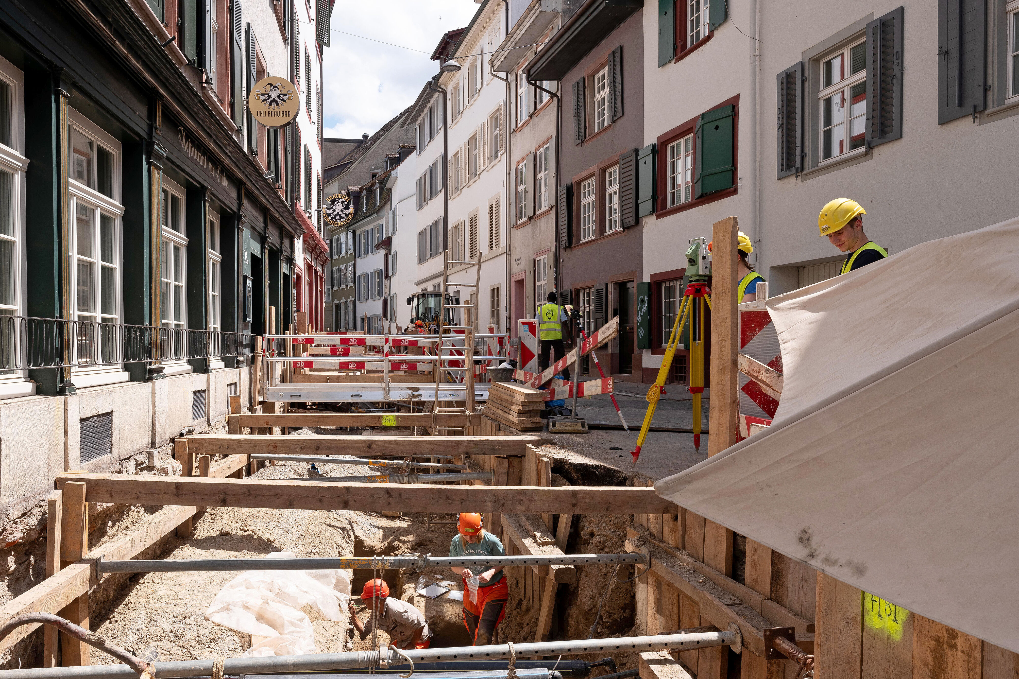 BS – Unterwegs im Kleinbasel. Archäologie