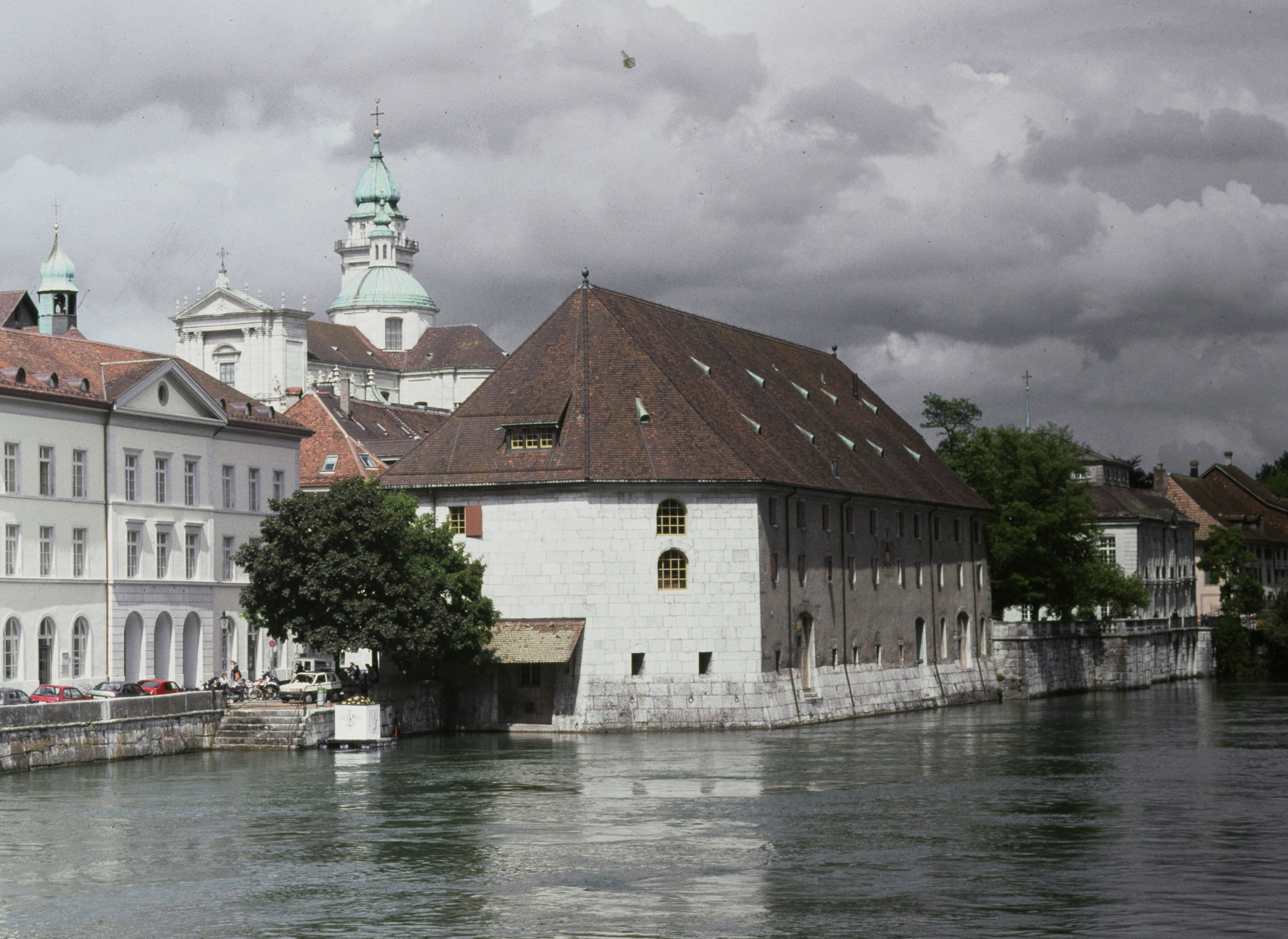 Solothurn, Landhaus, Landhausquai, ehem. Kornhaus, Schiffländte