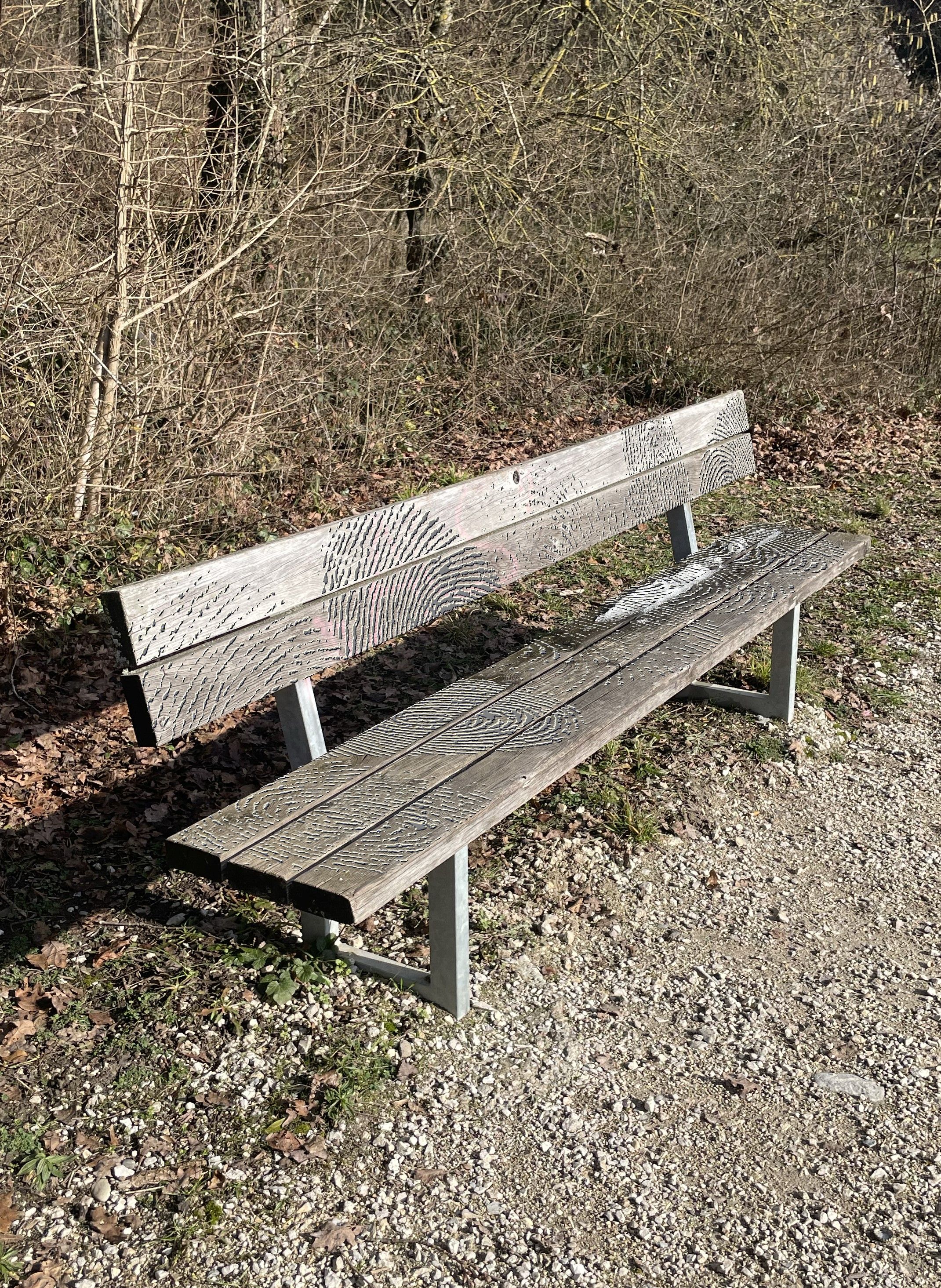 Un banc à Vernier