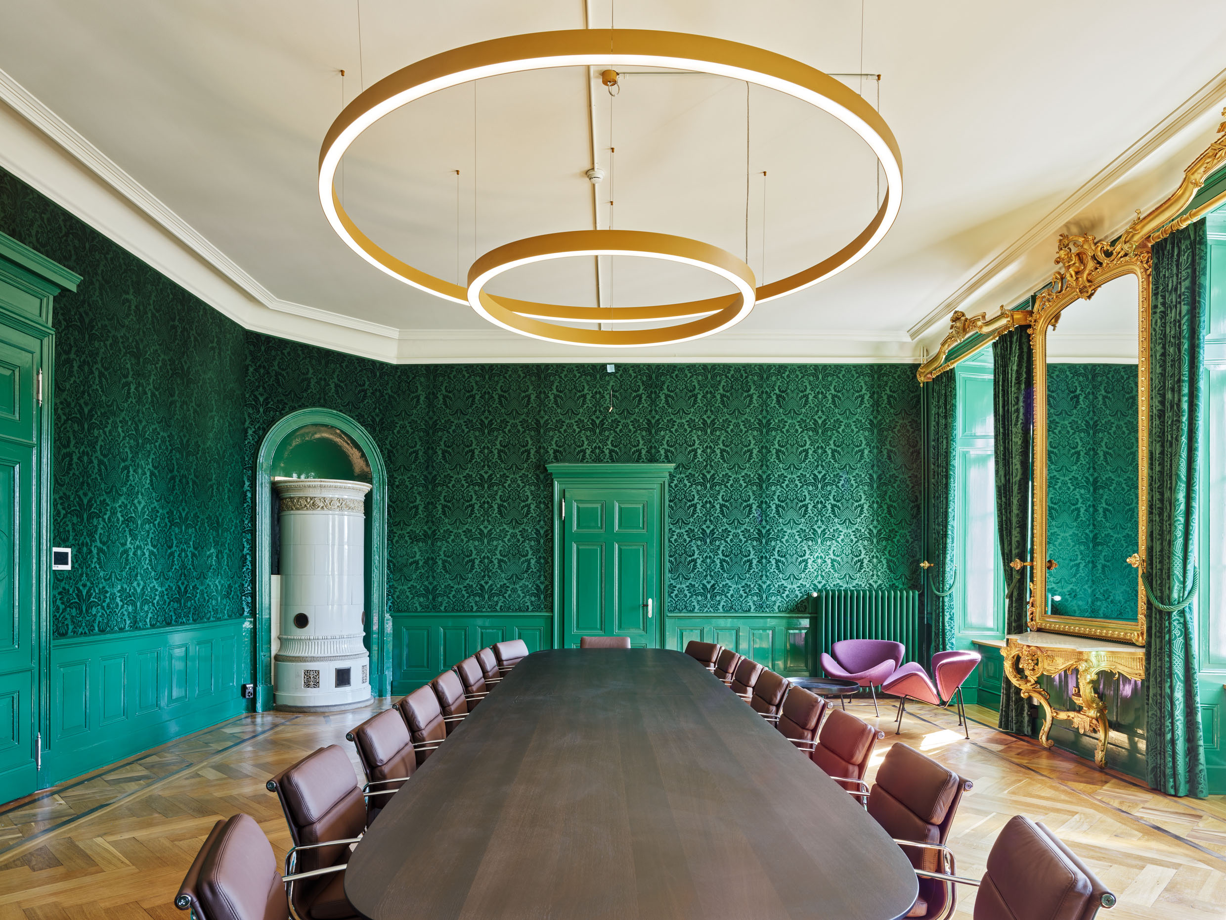 Restauriertes Interieur im Hauptbau der Psychiatrischen Klinik Königsfelden.