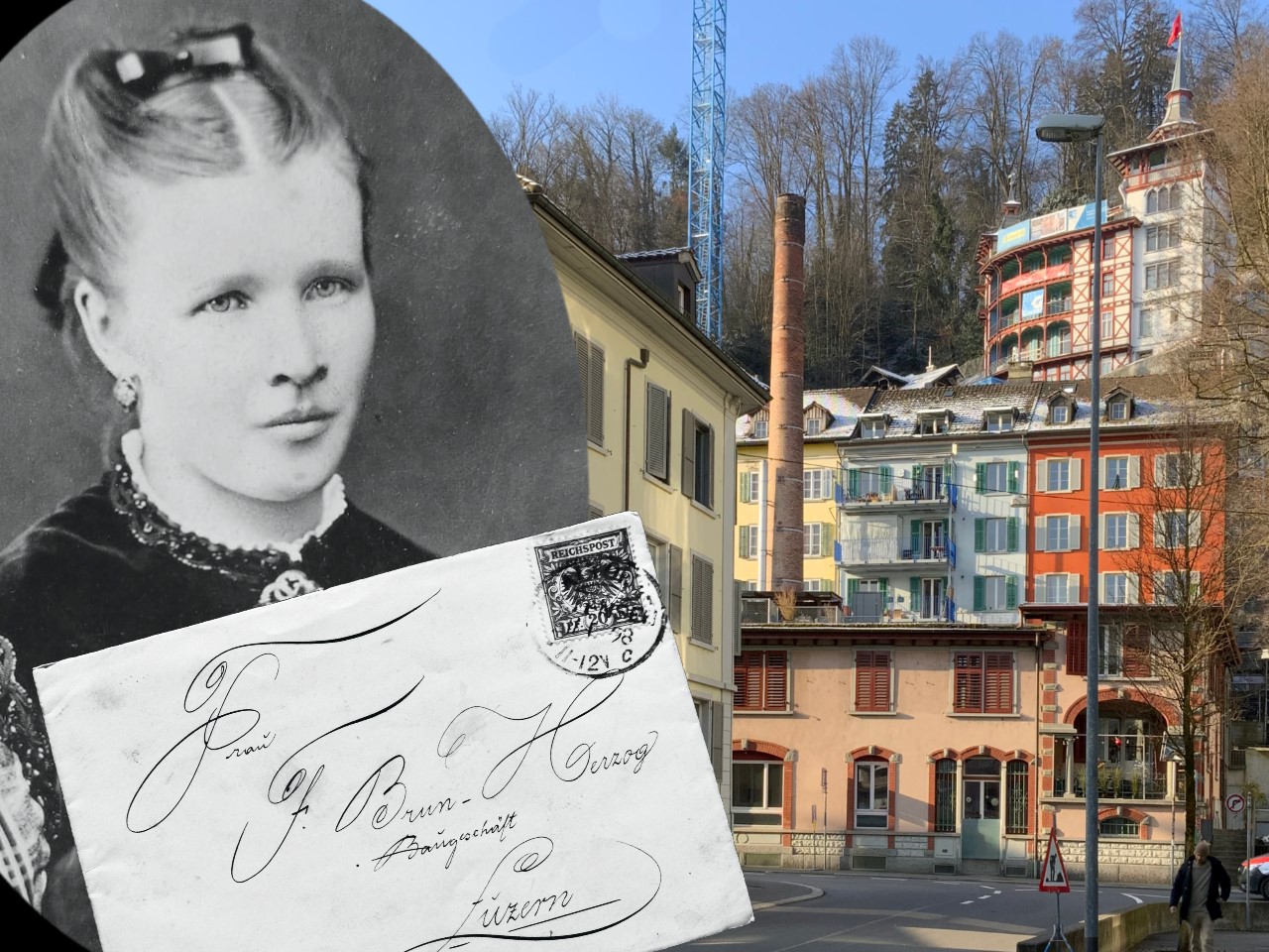 Fanny Brun-Herzog (1853-1920), Schützenmatt, Bruchquartier, Luzern