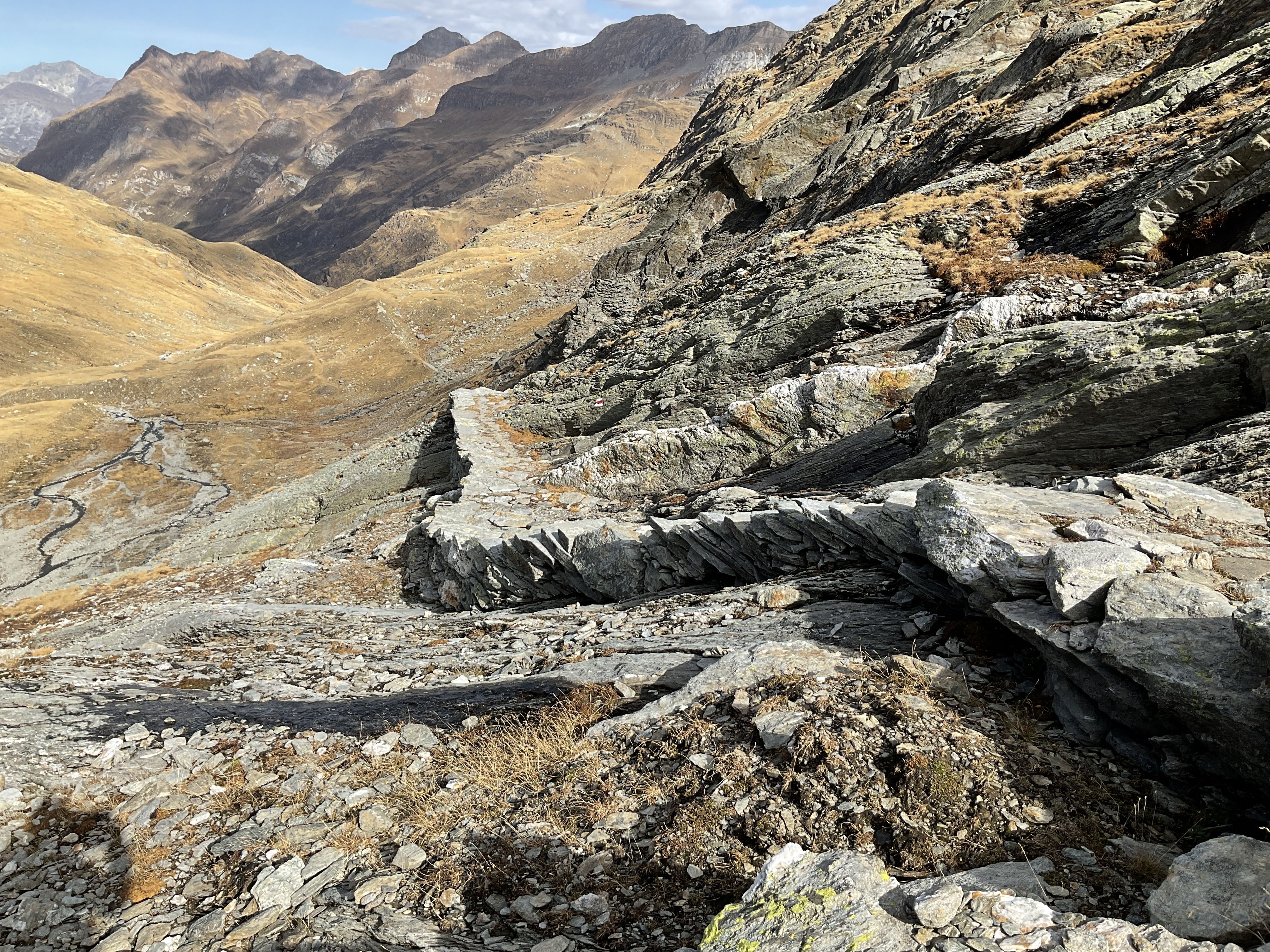 I Trapet, historische Steintreppe