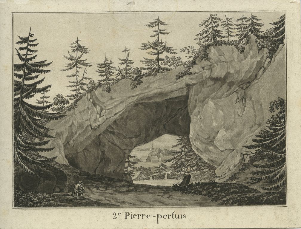 2e Pierre-Pertruis, 1790. Gravure sur cuivre par Friedrich Rosenberg et Rodolphe Hentzy