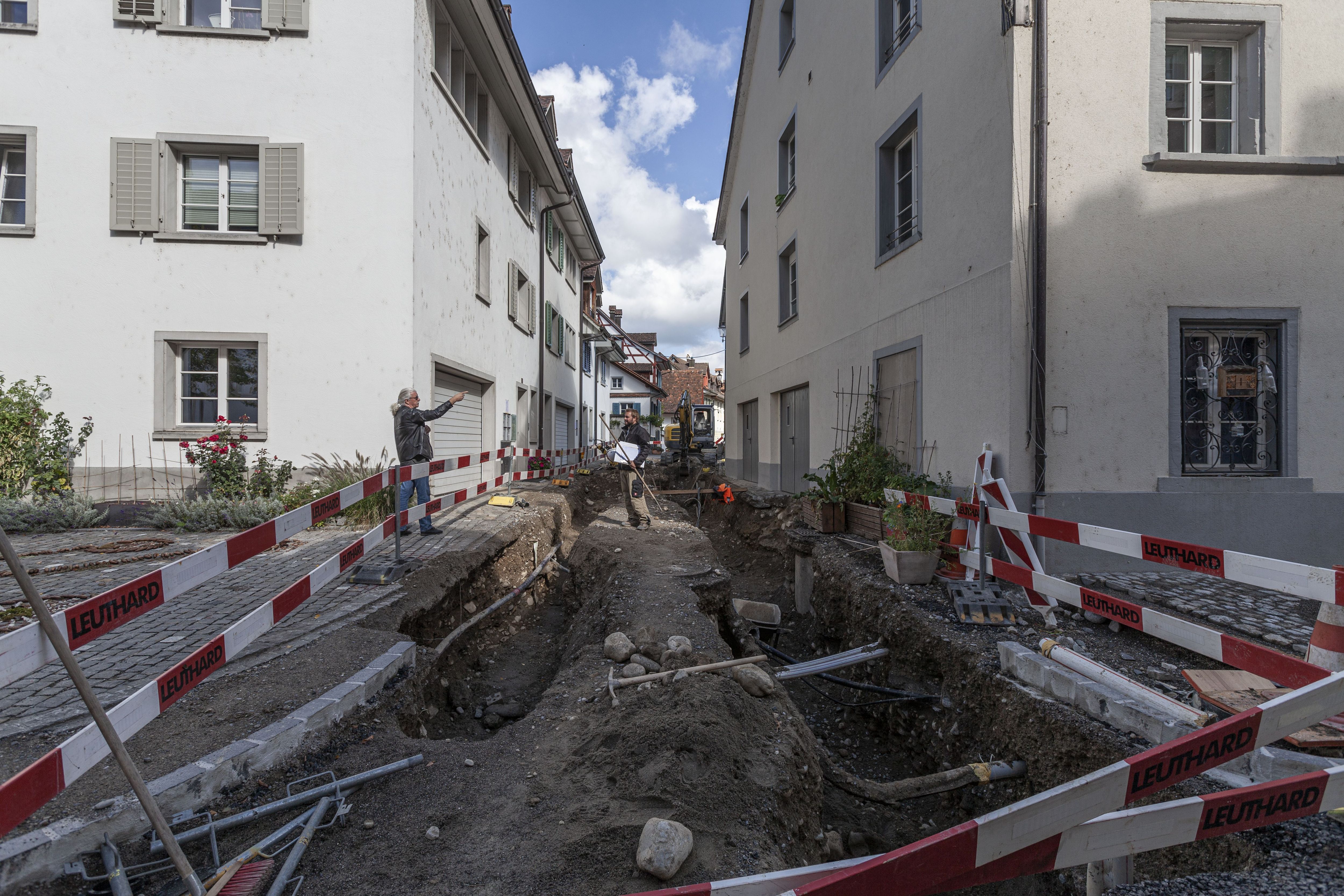 Werkleitungssanierungen bieten einen Bodeneinblick