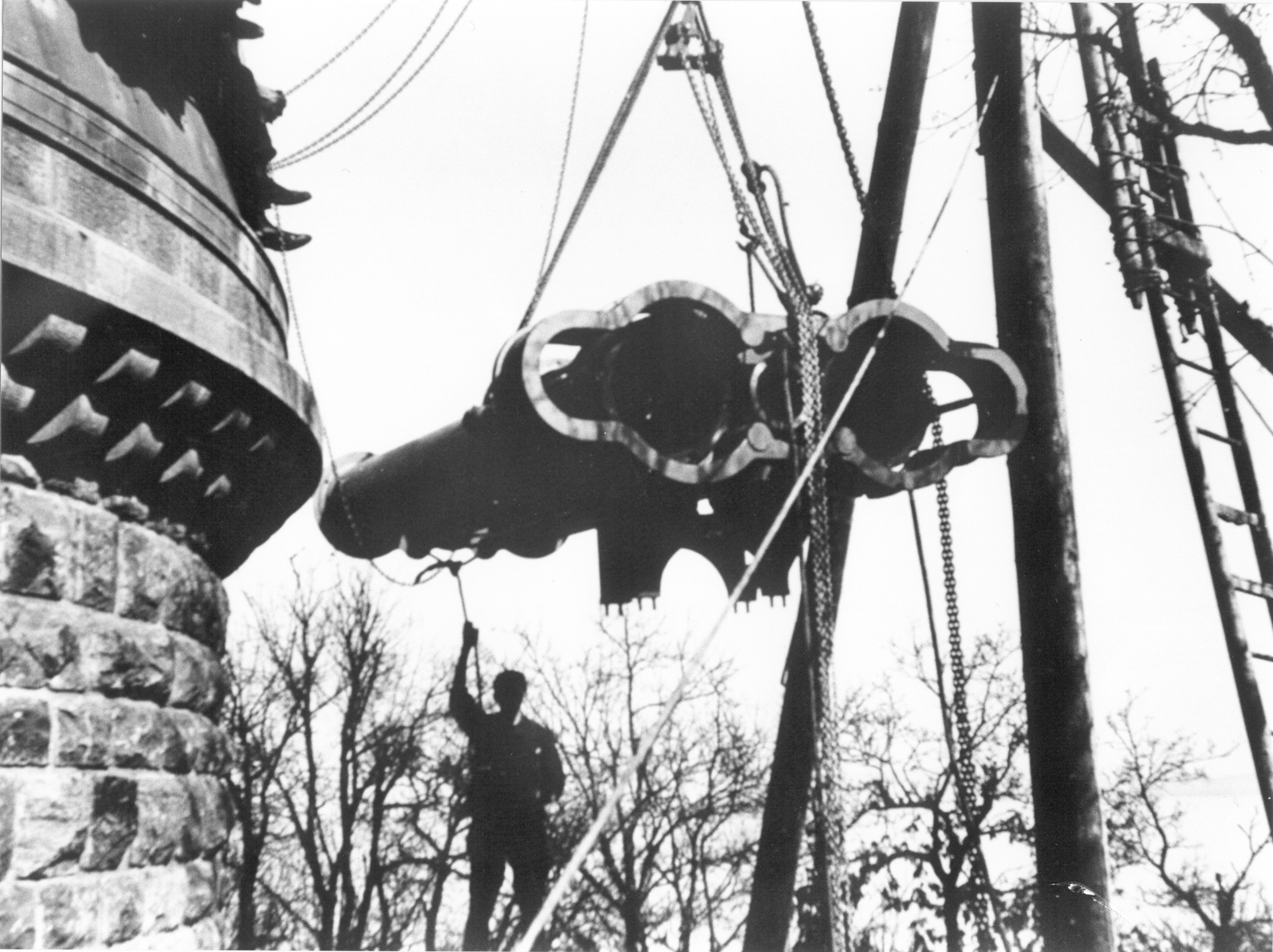 L’installation du triple réfracteur Zeiss en 1911