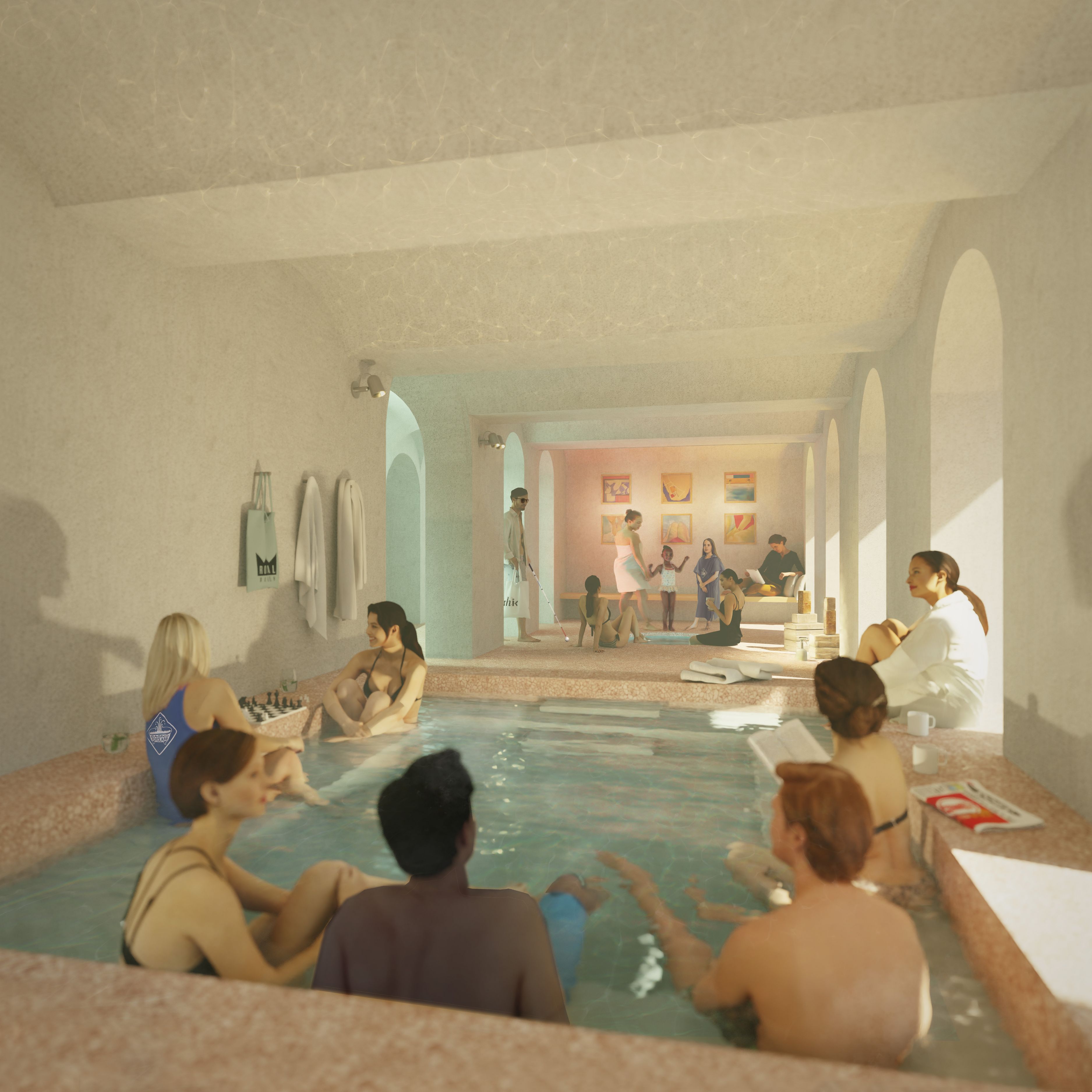 Neues Gemeinschaftsbad