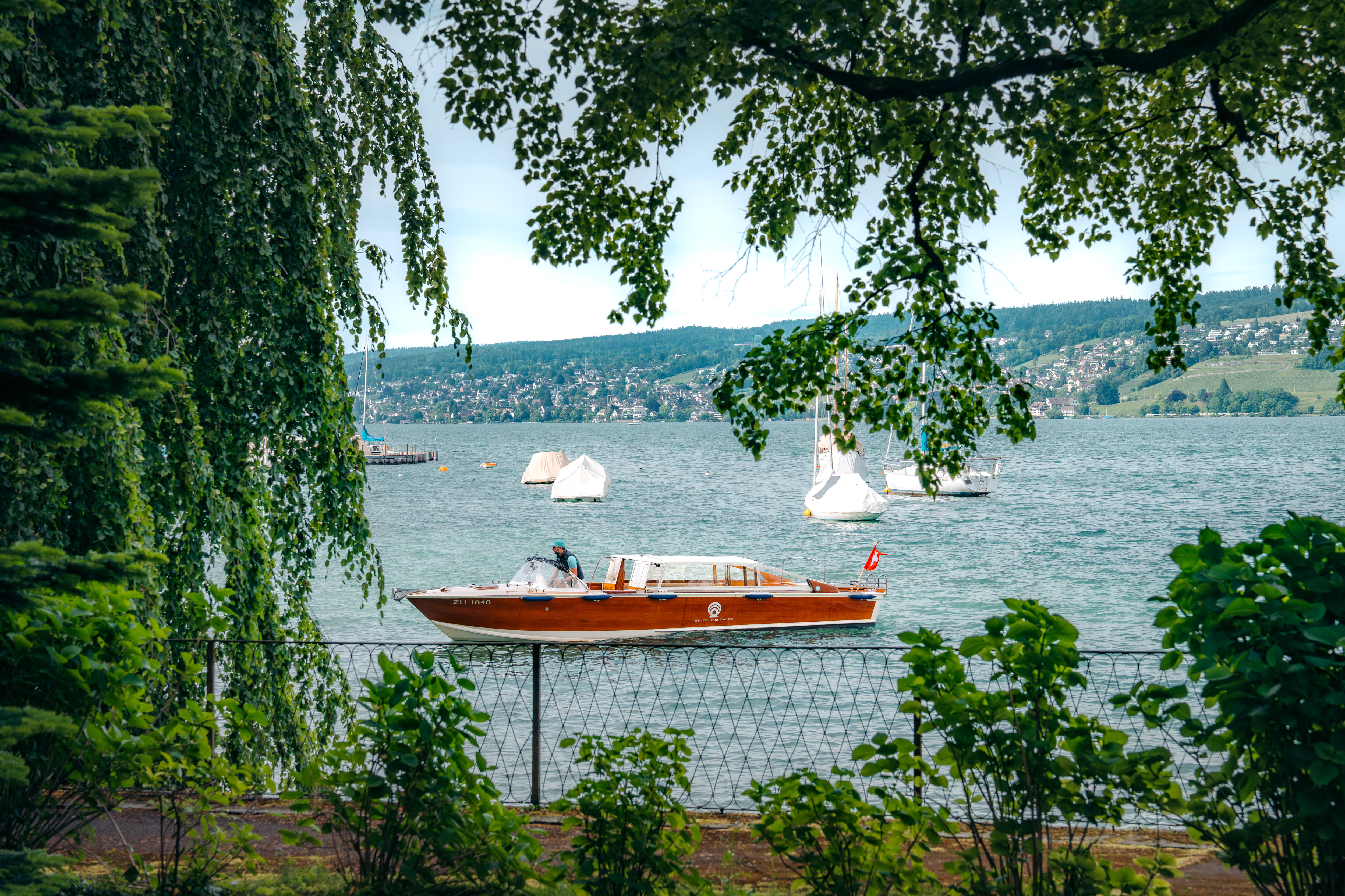 Blick auf den See vom Hernerpark aus