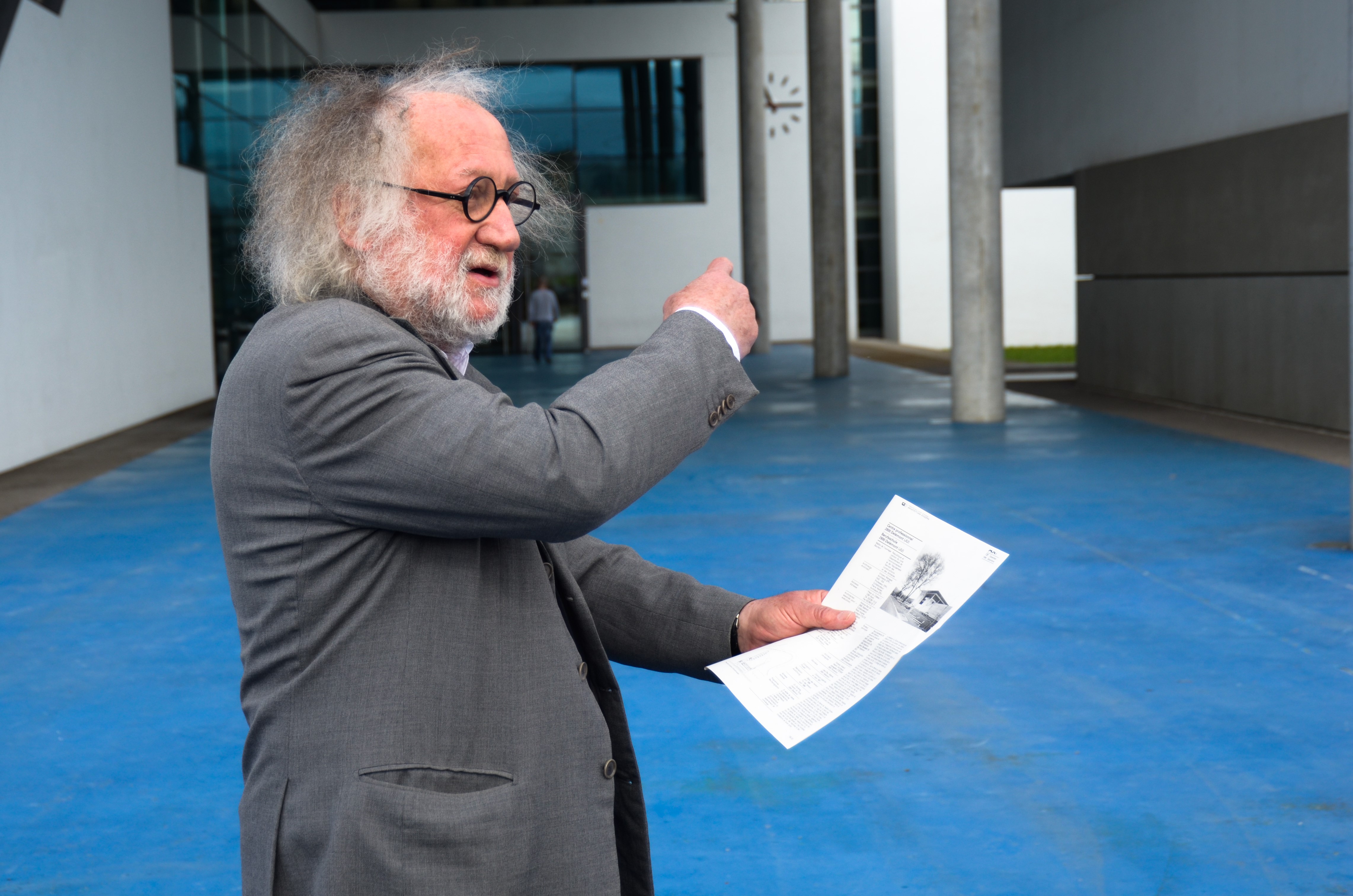 Vincent Mangeat en visite au Centre Professionnel de Delémont