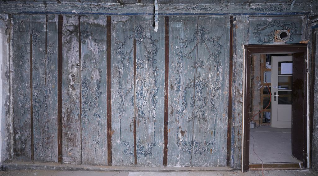 Das blaue Zimmer im Heintzlihaus (Vor-Zustand)