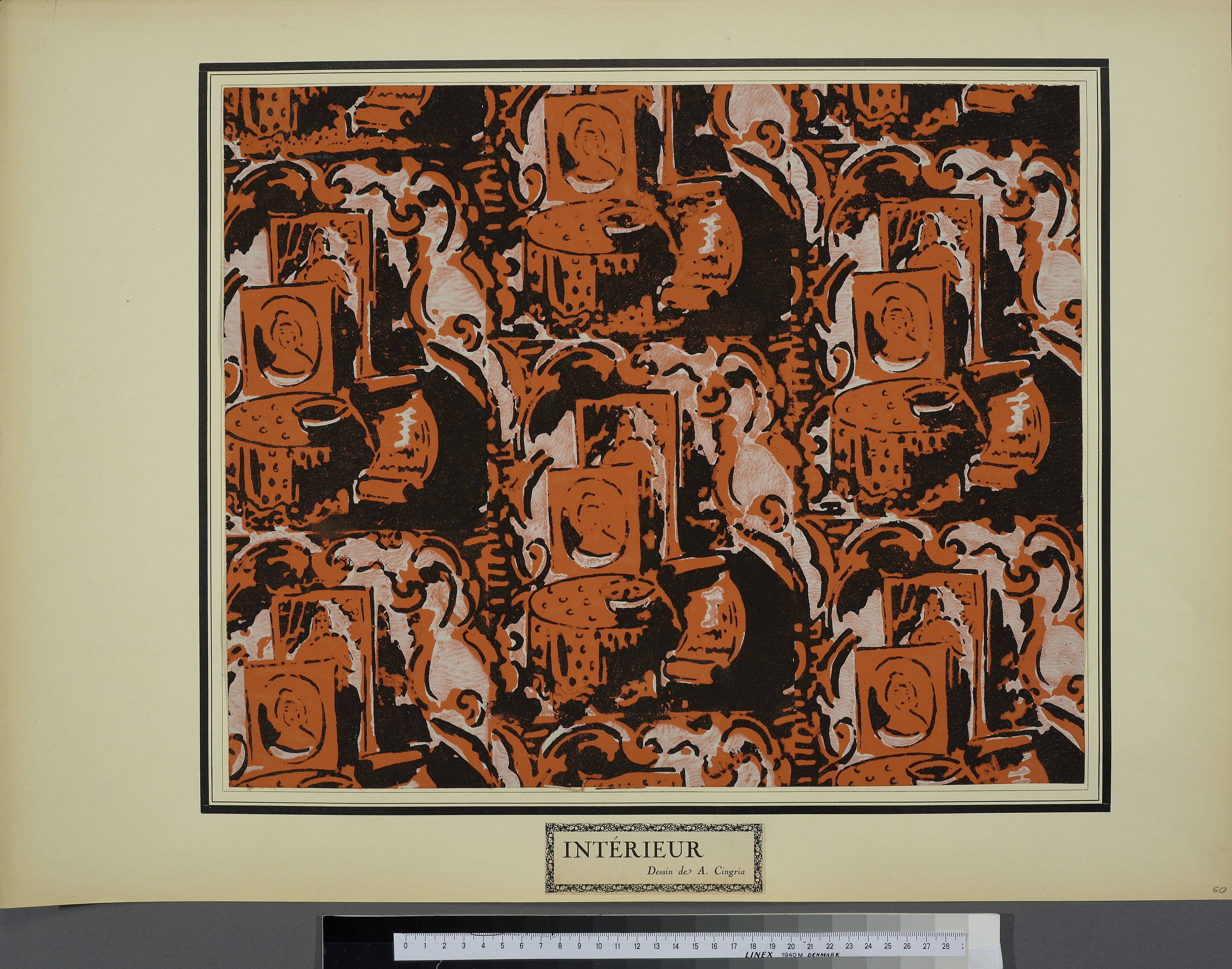 Dessin d'Alexandre Cingria, 1902