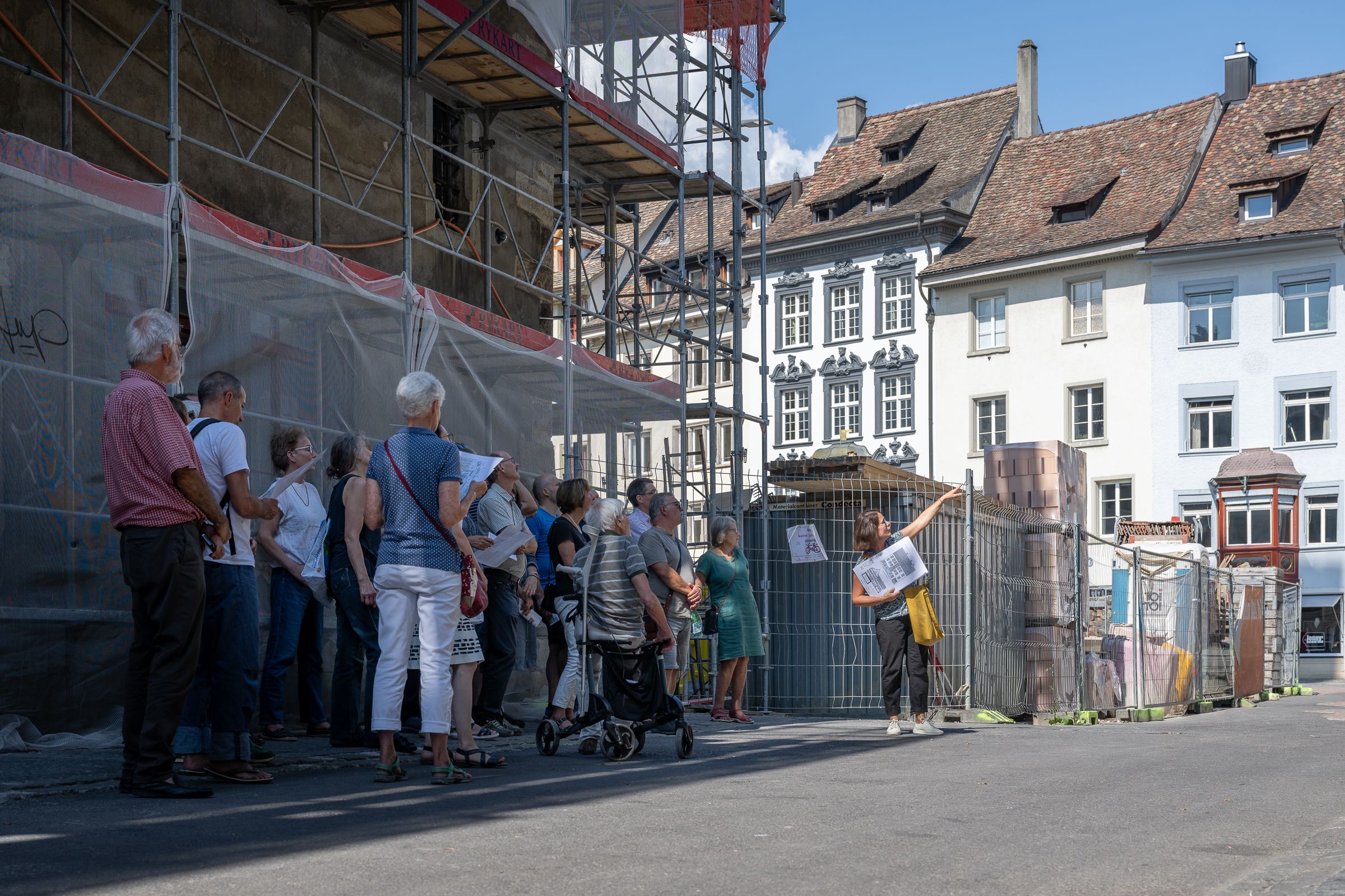 Quartier historique de l’hôtel de ville de Schaffhouse, le 9 septembre 2023