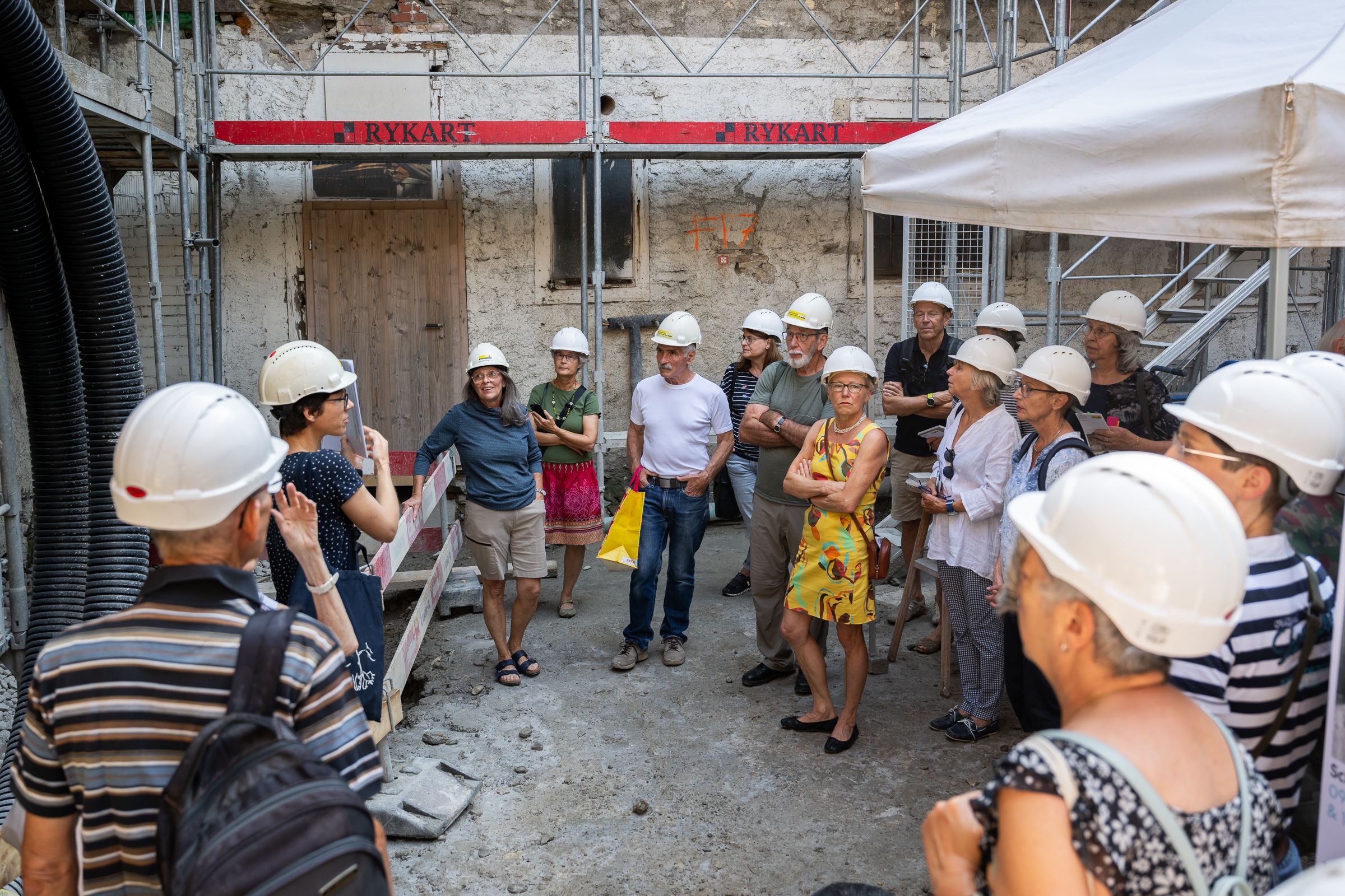 Quartier historique de l’hôtel de ville de Schaffhouse, le 9 septembre 2023