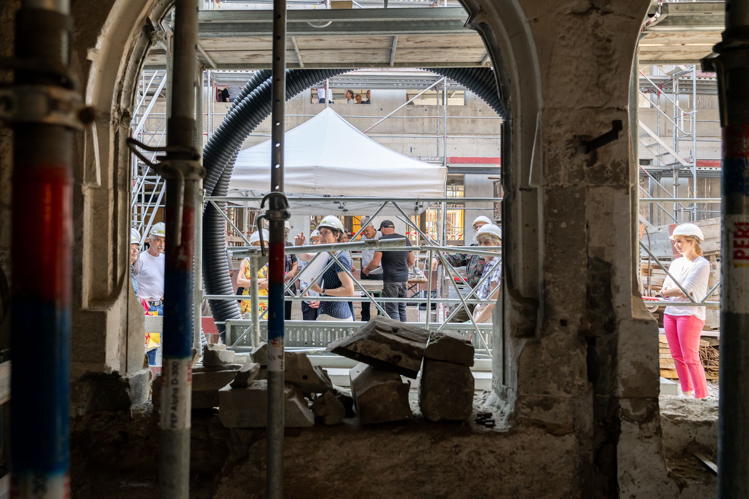 Quartier historique de l’hôtel de ville de Schaffhouse, le 9 septembre 2023