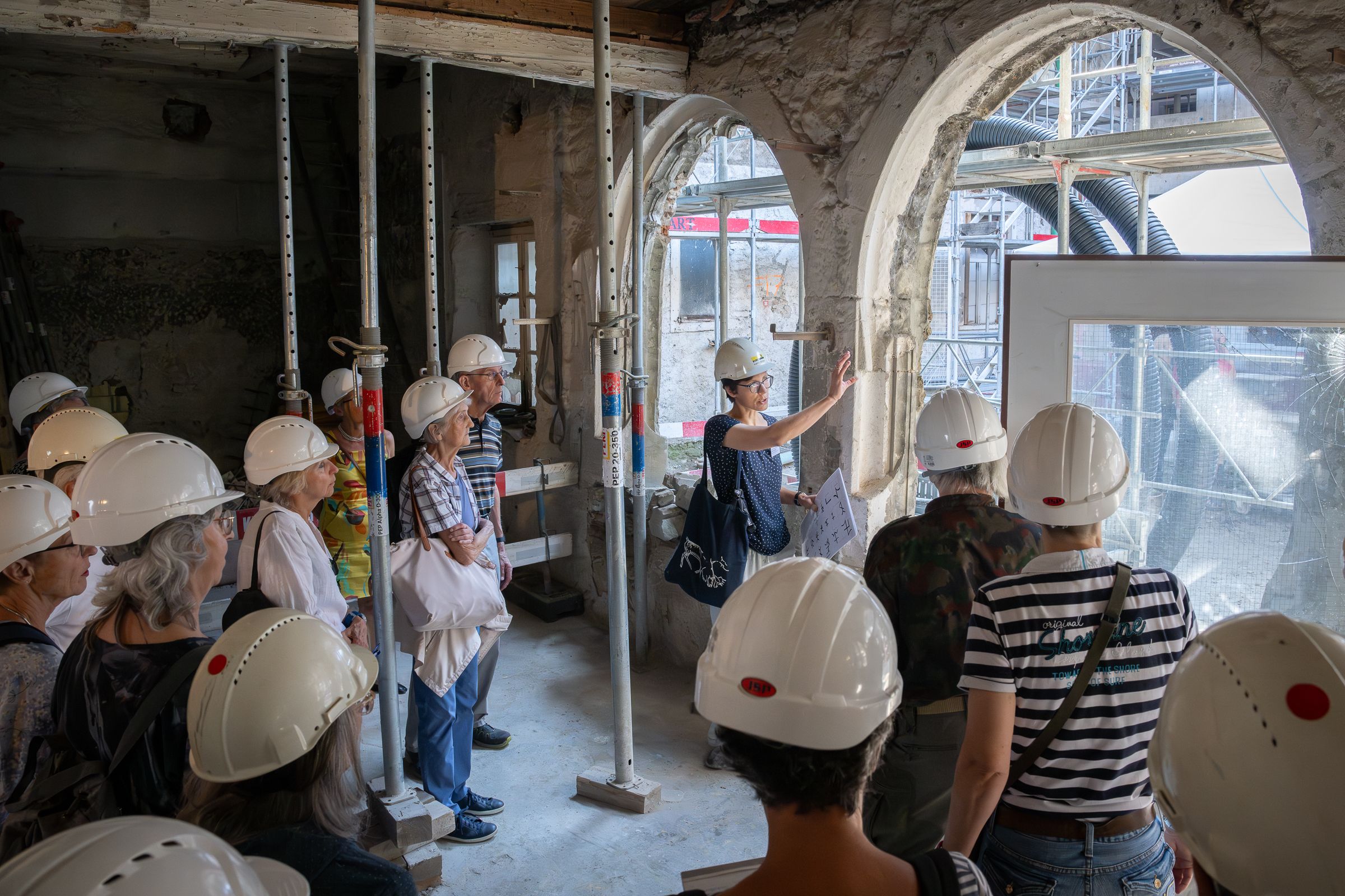 Quartier historique de l’hôtel de ville de Schaffhouse, le 9 septembre 2023